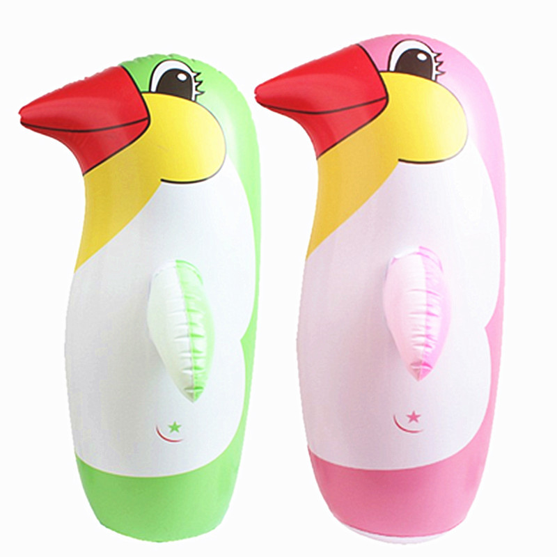 Cartoon large 70cm penguin tumbler wholesale children's toys tumbler children's inflatable toy stall selling