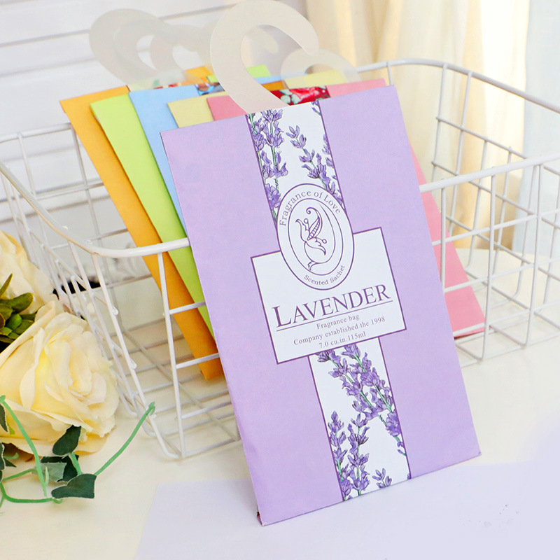Hangable Fragrance Wardrobe Paper Bag Sachet Indoor Wardrobe Aromatherapy Bag Sachet Car Sachet