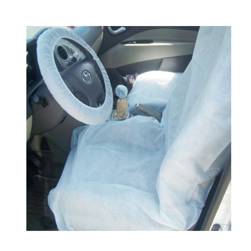 Non-woven car seat cover repair and maintenance 4s car disposable seat cover cloth cover steering wheel cover wave stick gear