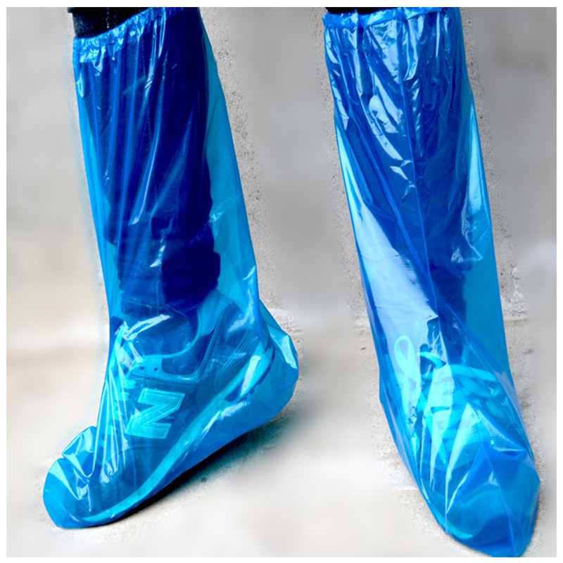 Disposable Shoe Cover Outdoor Waterproof and Rainproof Thickened Boot Cover Drifting Farm Dust Protection Medium Long High Shoe Cover