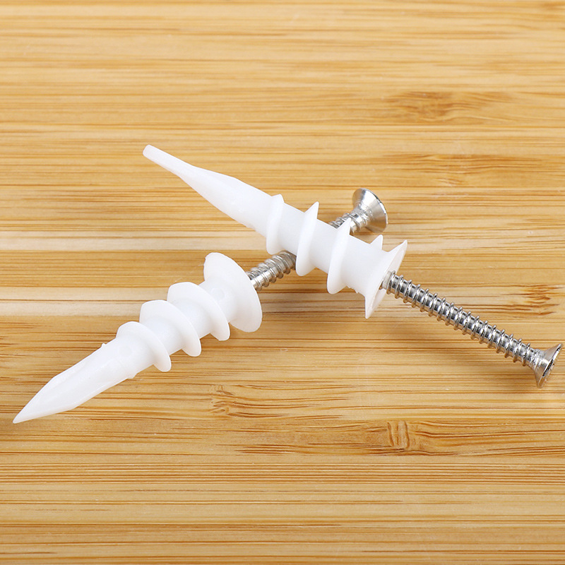 Stainless steel expansion screw Wall cold rolled galvanized expansion screw white plastic expansion pipe factory direct sale