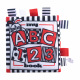 ABC black and white red visual cloth book