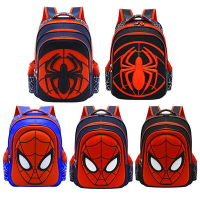 New European and American Cross-border Primary School Students eva Male Kindergarten Schoolbag Spiderman Cartoon Cute Waterproof Children's Schoolbag