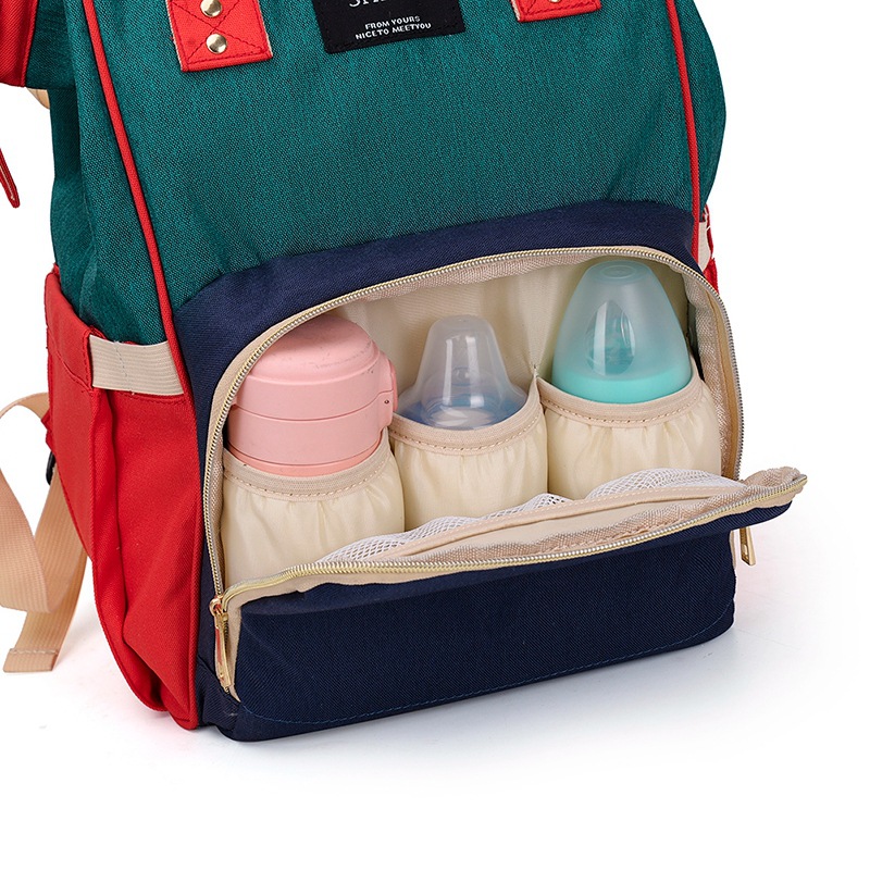 Zuoxun Bags Mummy Bag Large Capacity Multifunctional Backpack Maternal and Baby Bag Waterproof Maternal Bottle Diaper Backpack