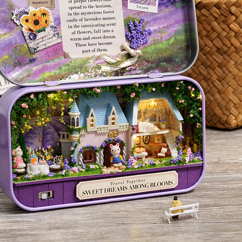 Zhiqu House diy Cabin Box Theater Handmade Assembled Model House Creative Toy House Female Birthday Gift