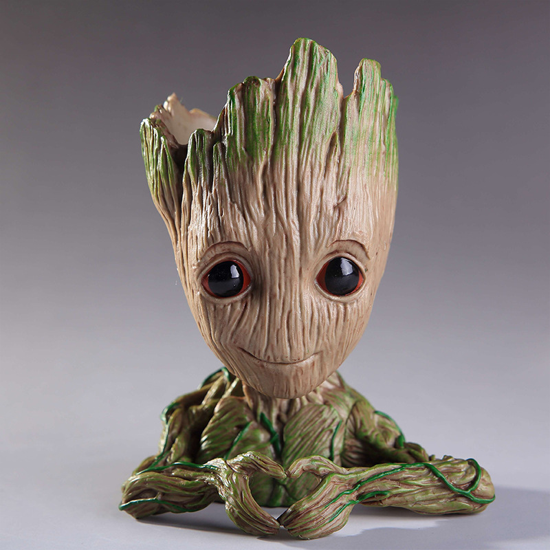 Guardians of the Galaxy Flower Pot Tree Man Groot Baby Tree Man PVC Hand Ornaments