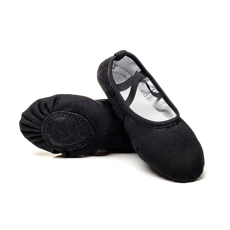 Dance shoes children's soft-soled exercise shoes adult-shaped Children's dancing cat claw lace-free boys' ballet shoes