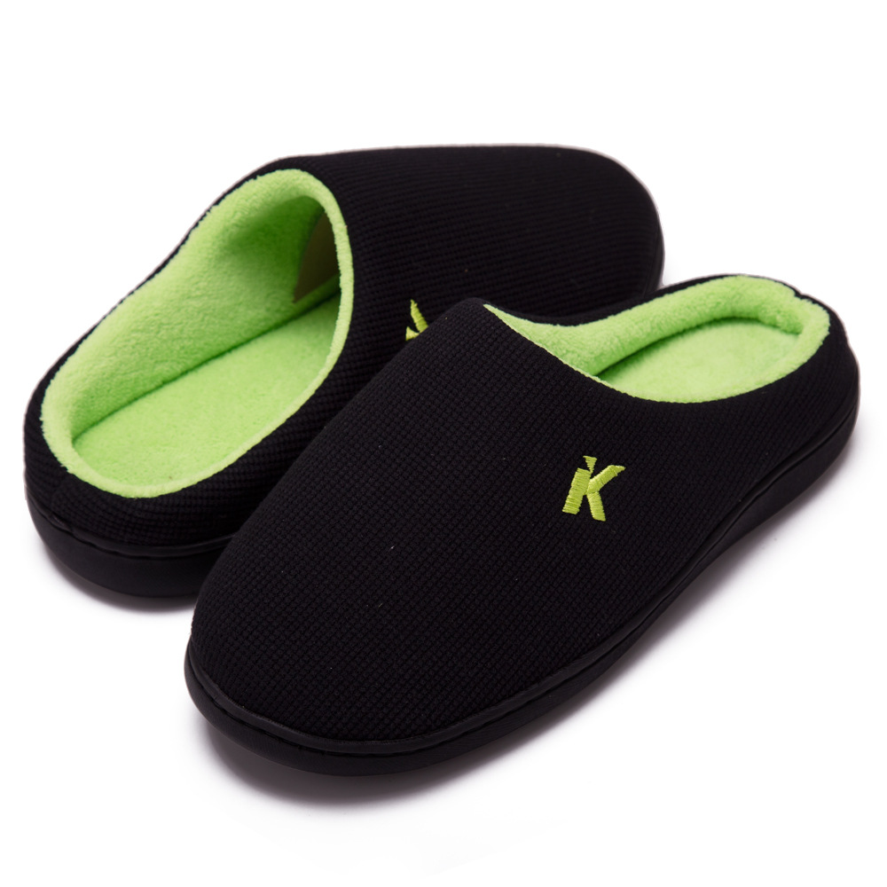 Spot fama foot BSCI slow rebound gel gel memory sponge sedex step-resistant TPR compound cloth slippers