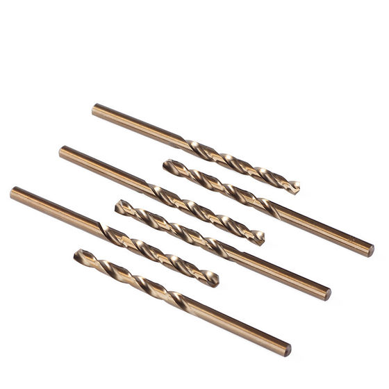 Fully ground m35 cobalt-containing drill high-speed steel twist drill straight shank stainless steel drill steel plate punch hole opener
