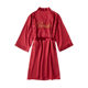 Bridal Morning Robe Spring Simulation Silk Women's Dress Wedding Dress Gallery Wedding Photo Bridesmaid Group Ice Silk Nightgown Women's Summer