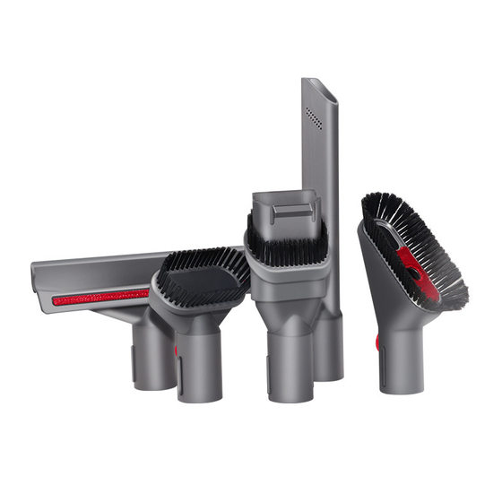 For Dyson Vacuum Cleaner Soft Hair Brush Head V7V8V10V11V12V15G5 Flat Mouth Suction Head Hose Mattress Suction Head