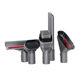 For Dyson Vacuum Cleaner Soft Hair Brush Head V7V8V10V11V12V15G5 Flat Mouth Suction Head Hose Mattress Suction Head