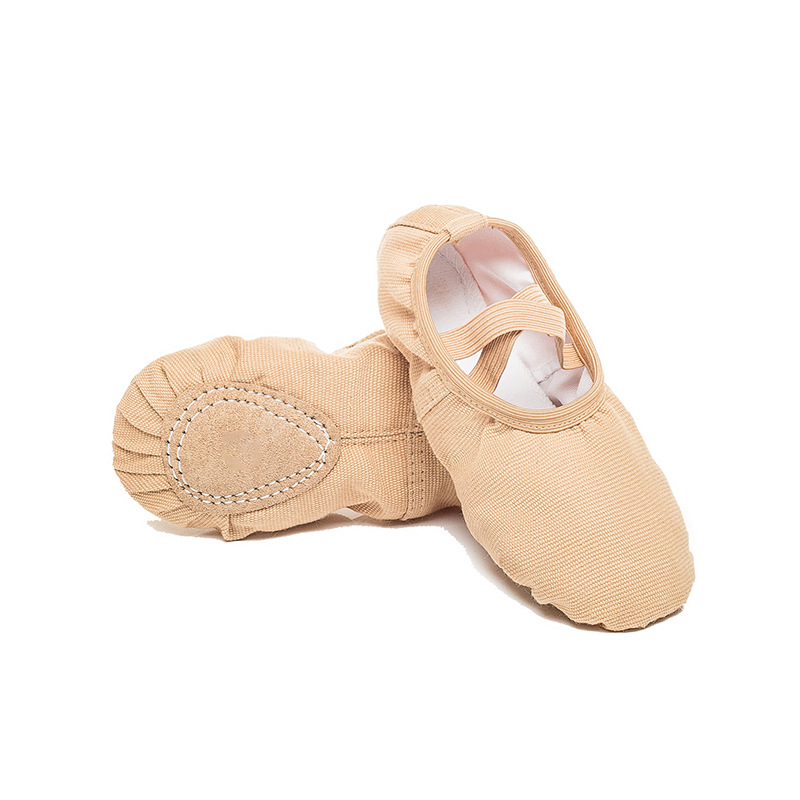 Dance shoes children's soft-soled exercise shoes adult-shaped Children's dancing cat claw lace-free boys' ballet shoes
