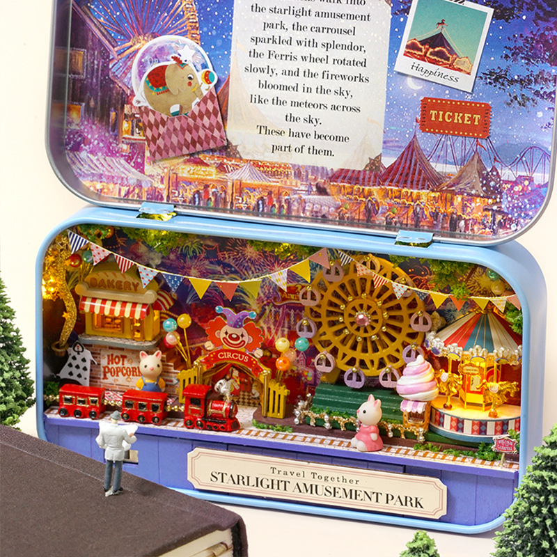 Zhiqu House diy Cabin Box Theater Handmade Assembled Model House Creative Toy House Female Birthday Gift