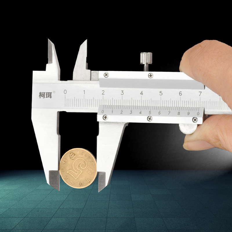 Coer vernier caliper stainless steel 0-150mm four-use inner diameter depth education ruler manufacturers sell in stock