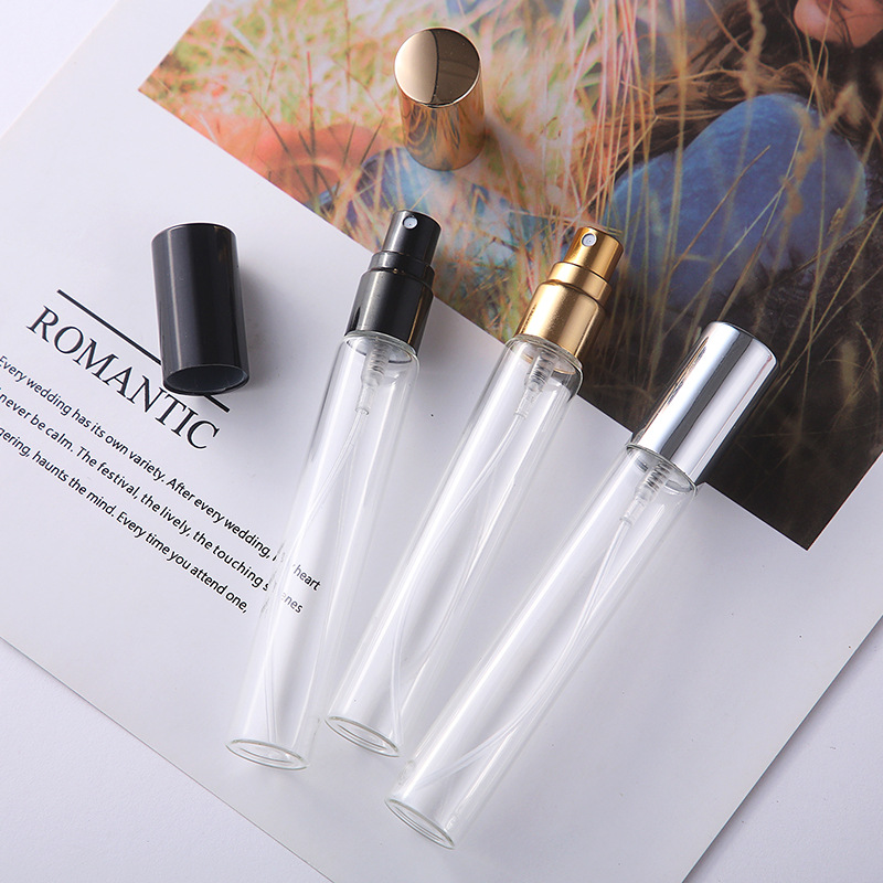 15ML perfume sub-bottle portable with sample press spray travel cosmetics perfume bottle empty bottle pull tube bottle