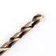 Fully ground m35 cobalt-containing drill high-speed steel twist drill straight shank stainless steel drill steel plate punch hole opener