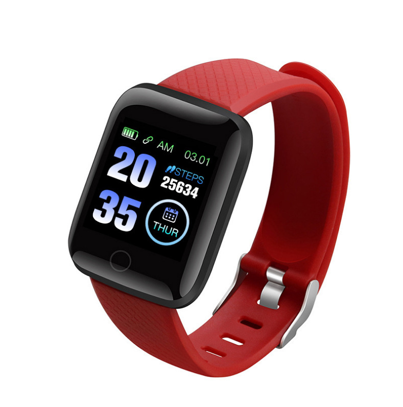 116Plus smart bracelet D13 heart rate blood pressure 1.3 inch color screen sports health pedometer sports bracelet