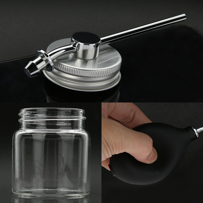 Bangs loose powder bottle plant hair fiber powder bottle hairdressing black hair hair increasing powder sprayer fiber nozzle