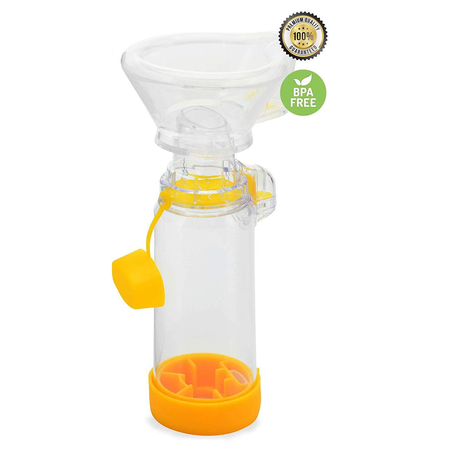 Atomizing barrel inhalation atomizing canister mist storage canister cartridge inhalation mask dosing sprayer with mask