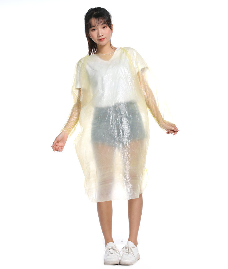 Disposable Raincoat Single Poncho Adult Children Thickened Plastic Raincoat Drifting Set Unisex