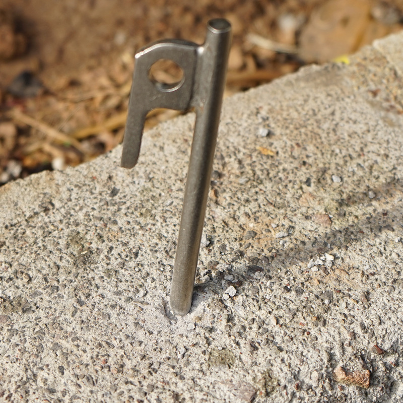 Outdoor cement nail 304 stainless steel ground nail reinforced camping canopy tent nail camping 20CM wholesale