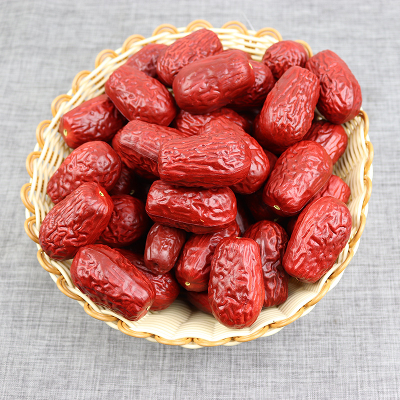 Simulation Jujube Nut Model Jujube Almond Chestnut Dried Fruit Walnut Shooting Props Cabinet Display Home Furnishings