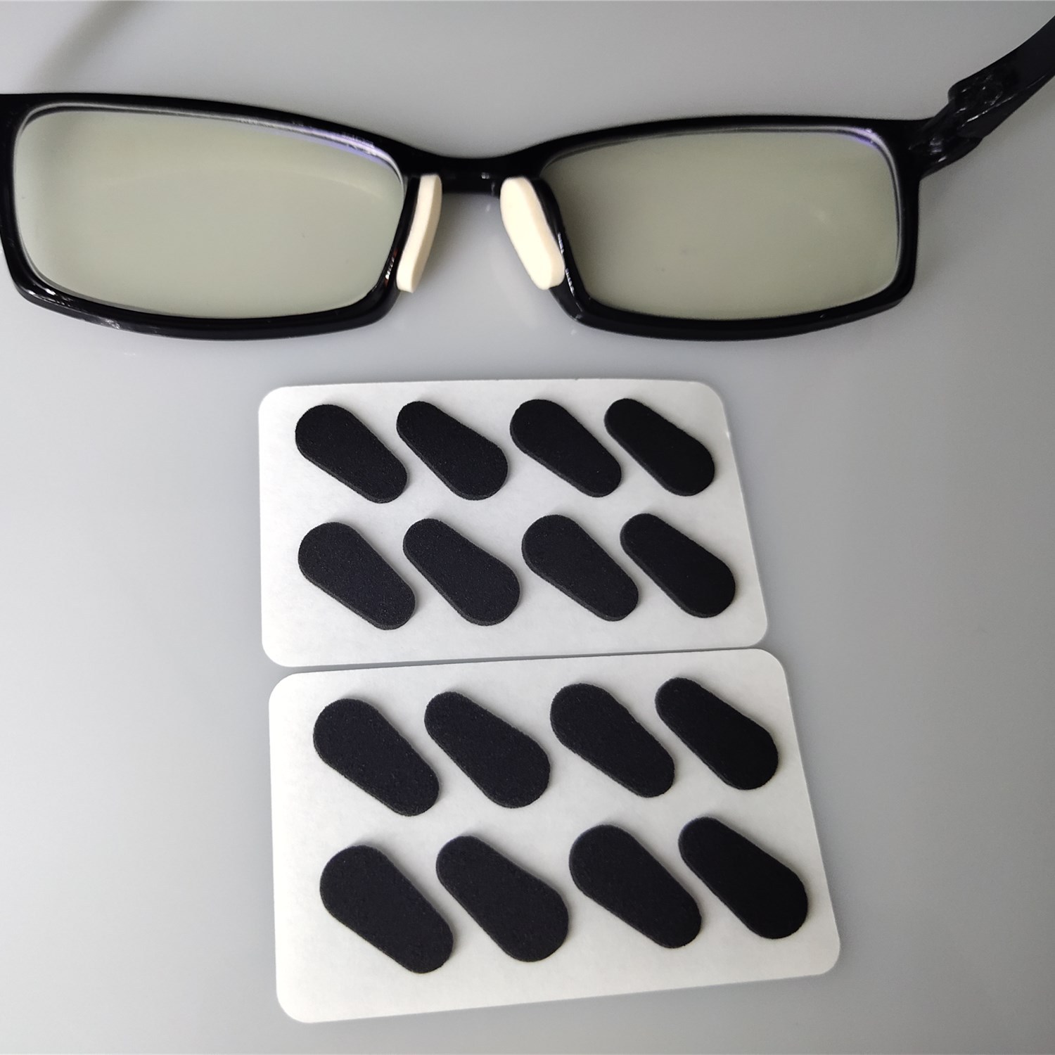Glasses Nose Pad Soft EVA Sponge Nose Pad Comfortable No Indentation No Makeup-Free Height-Increasing Glasses Eye Frame Nose Pad