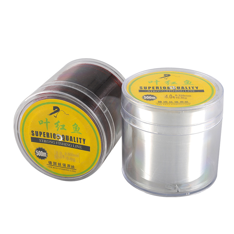 Factory wholesale 500 meters fishing line invisible strong pull main line throwing Rod sea Rod Road nylon fishing line