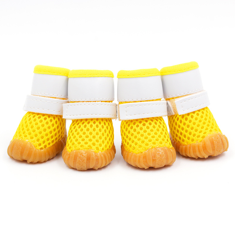 Pet dog dog shoes Sports Net shoes soft four breathable small dog four-season shoes