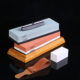 Guoyu 3000/8000 double-sided sharpening stone set White corundum kitchen sharpening double-piece oilstone set with base