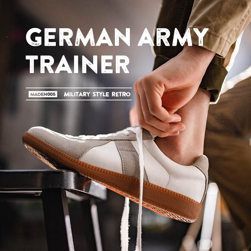 Maddende Training Shoes Men's Summer Low-Top Shoes Casual Shoes Trendy Couple's White Shoes American Style Retro Sneakers