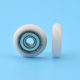 Plastic-Coated Spherical Bearing Pulley 3D Printer Door and Window Drawer Display Cabinet Roller Pom Nylon Spherical Pulley Arc R