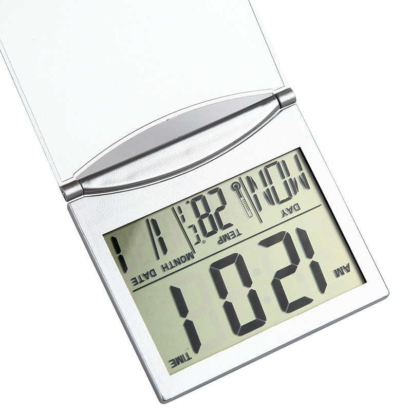 Thin folding clock calendar electronic gift clock business gifts/advertising gifts can be printed LOGO