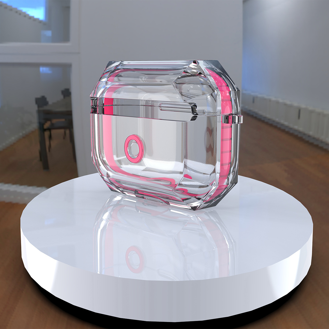 airpod case transparent tpu earphone protective case anti-drop suitable for airpods pro3 protective case Soft creative