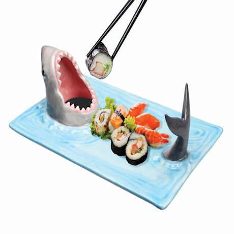 Japanese-style Internet-famous Seaside Shark Plate Dumpling Plate Dining Table Kitchen Decoration Sushi Plate