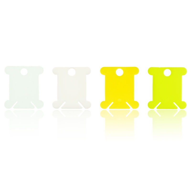 High quality new material mixed color cross stitch winding board plastic winding sheet embroidery finishing tool Winder wholesale