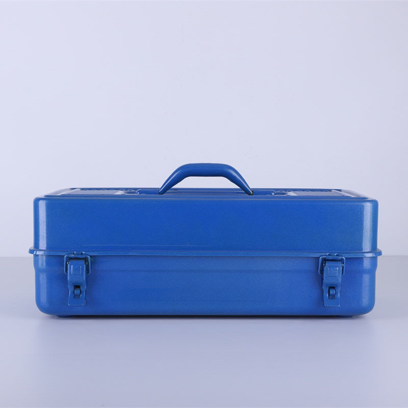 Wholesale tin toolbox single layer thick toolbox factory direct single handle household toolbox