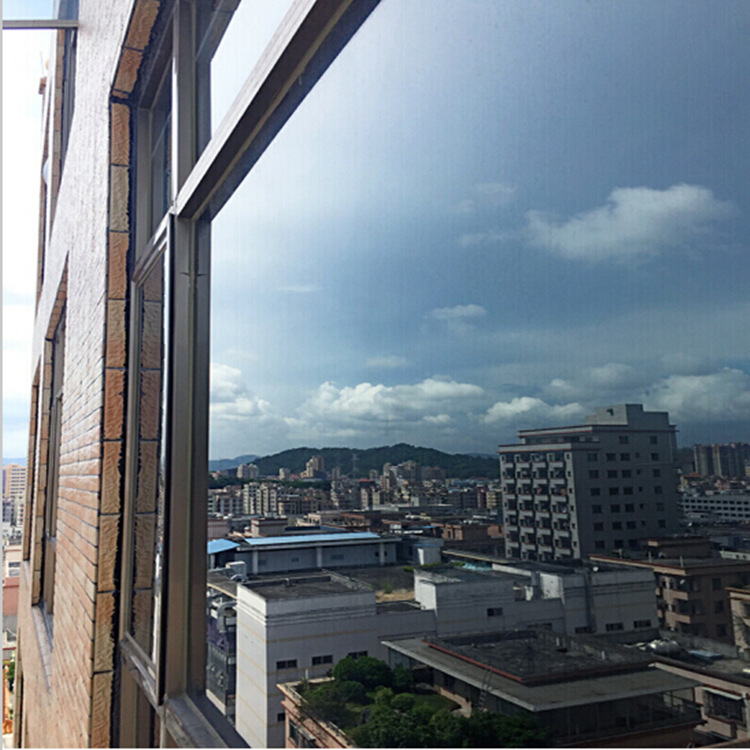 Silver glass window sunscreen insulation film manufacturers wholesale one-way perspective shading explosion-proof UV film Paper