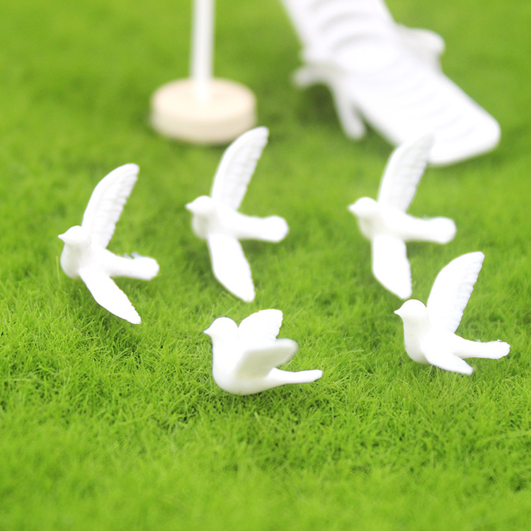 Honghao Source Factory 52 Miniature Toy Model Scene Doll House Accessories Mini White Pigeon Model B221