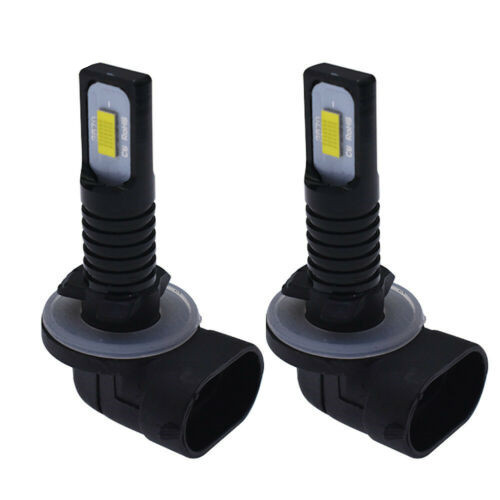Черный алюминиевый Противотуманные фары H1 H3 H4 H7 9005 9006 H11 80W 3570 2SMD Автомобильные светодиодные противотуманные фары