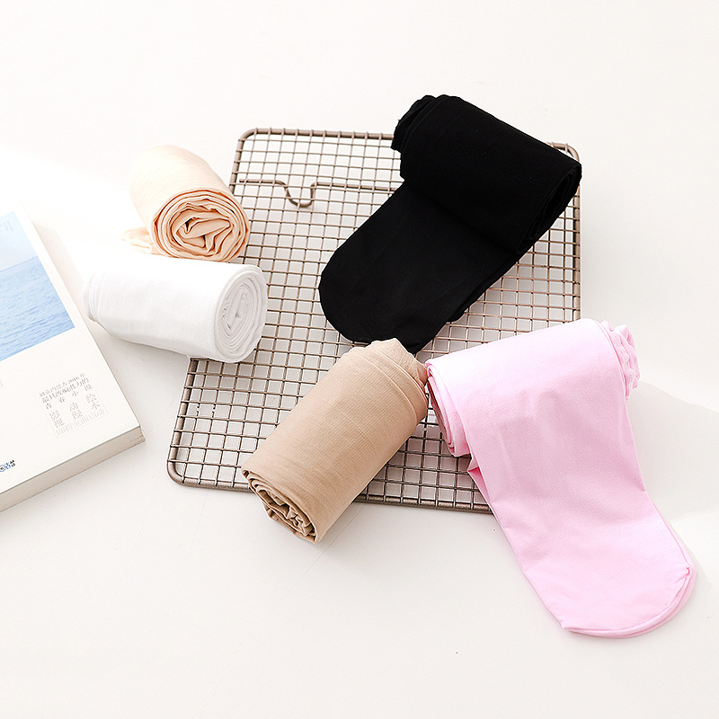 90D spring and summer velvet anti-Pilling White dance socks high elastic girls pantyhose children socks wholesale New