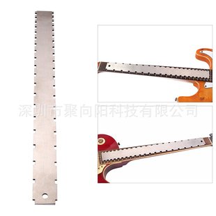 Guitar measuring ruler metal stainless steel neck notch ruler folk electric bass guitar neck ruler