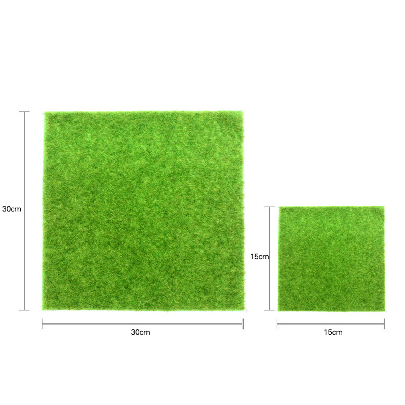 shooting props artificial turf diy mini simulation flocking turf micro landscape plant garden landscaping fake turf