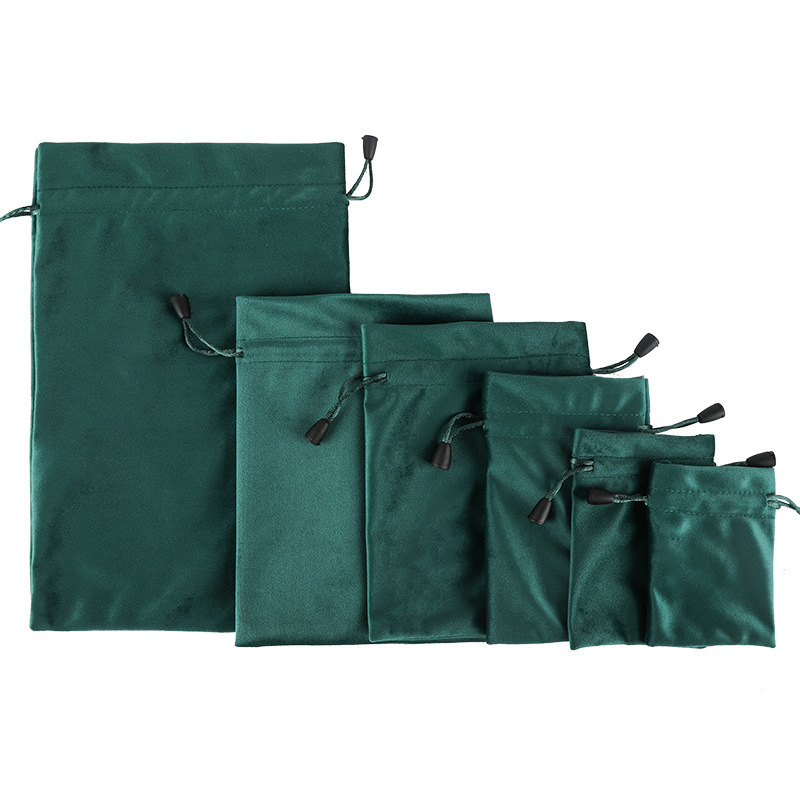 Fortune bag high-grade jewelry flannel bag jewelry drawstring storage bag cosmetics perfume velvet drawstring pocket custom logo