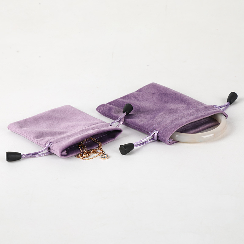 Fortune bag high-grade jewelry flannel bag jewelry drawstring storage bag cosmetics perfume velvet drawstring pocket custom logo