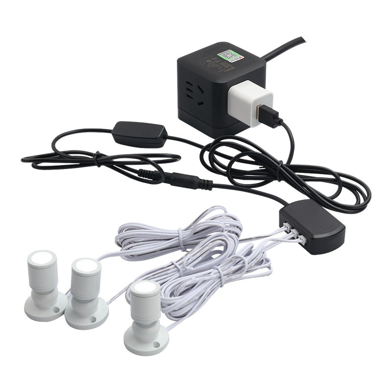 1W Dimmable Model Display Cabinet Small Spotlight Mini Miniature Counter Wine Cabinet Hand-held Exhibition Chassis USB Spotlight