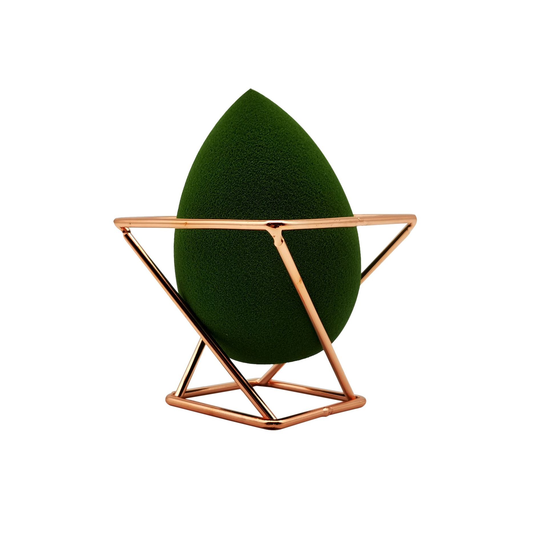 New creative magic three-dimensional iron powder puff shelf makeup cotton gourd powder puff storage rack beauty egg shelf
