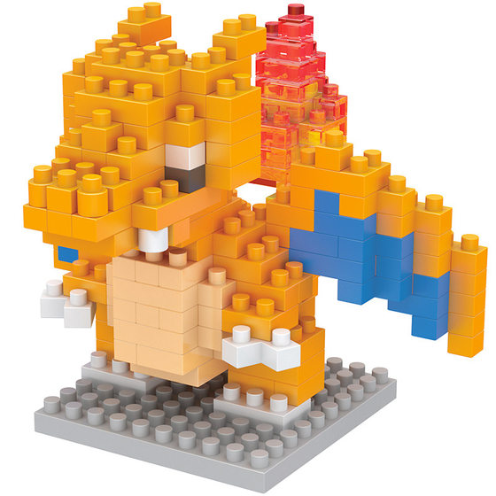 Le Bai Yu Pixie Cartoon Children's Assembled Toys Puzzle Miniature Diamond Small Particle Building Blocks 8044 to 8063