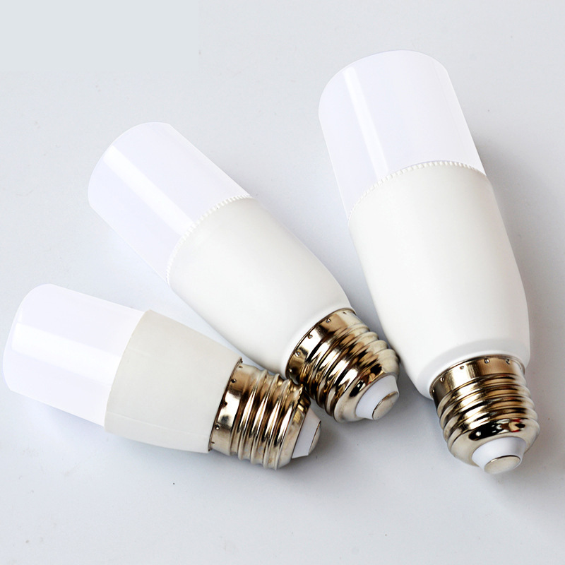 led bulb household energy-saving lamp factory direct light head strong column lamp e27 screw highlight energy-saving bulb wholesale